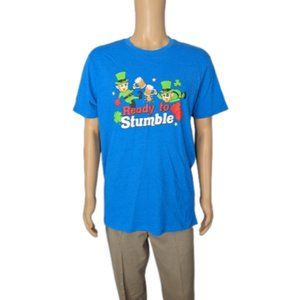 Main and Local Blue Ready to Stumble Graphic T-Shirt L